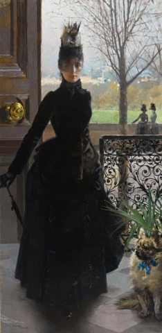 Una dama elegante 1887
