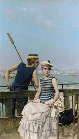 Vid regattan 1884