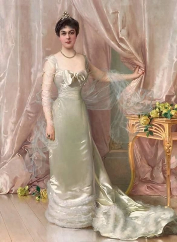 Ritratto della principessa Evelyne Colonna Di Stigliano 1902