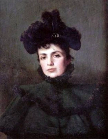 Ritratto della moglie dell'artista Emma