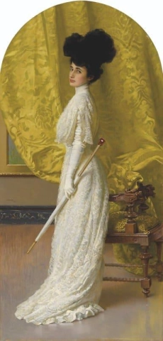 Ritratto di Yole Biaggini Moschini 1907