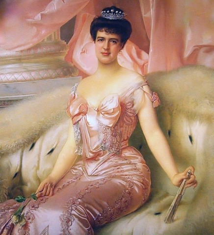 Regina del Portogallo Amelia d'Orleans e Bragança 1905