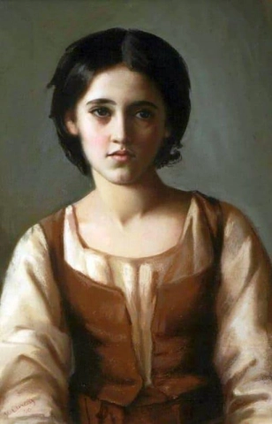 Giovane ragazza italiana 1890