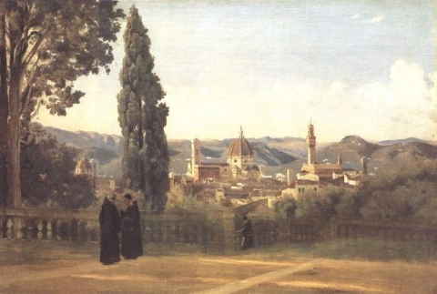 Vista de Florencia tomada desde los jardines de Boboli