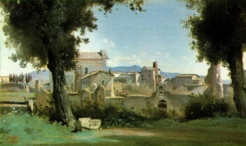 Blick auf die Farnese-Gärten - Rom