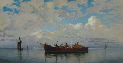 Рыбацкие лодки в венецианской лагуне