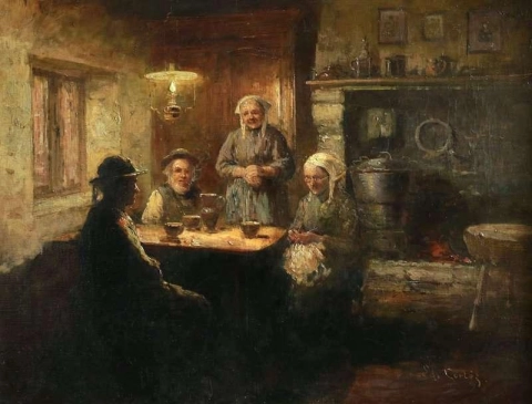 Ein Abendgespräch um 1925