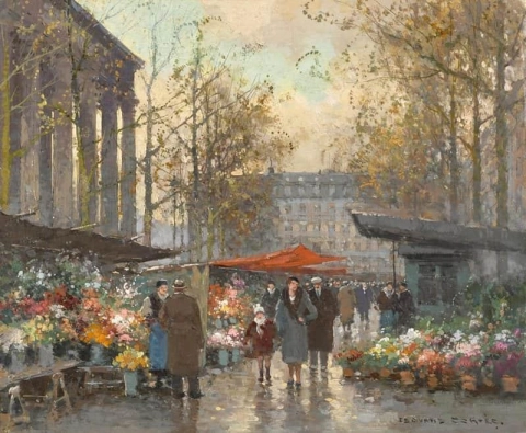 El mercado de flores de La Madeleine