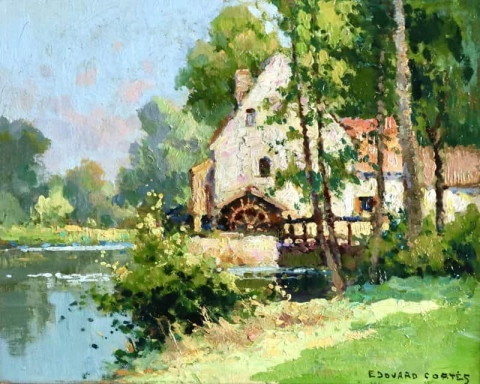 O Moulin De Trotte perto de Saint Ceneri-le-gerei, ca. 1930