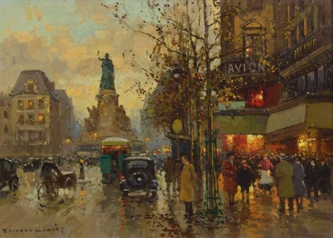 巴黎共和广场 1948 年