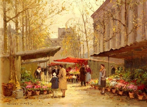 Цветочный рынок Мадлен