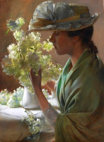 Lady With A Bouquet