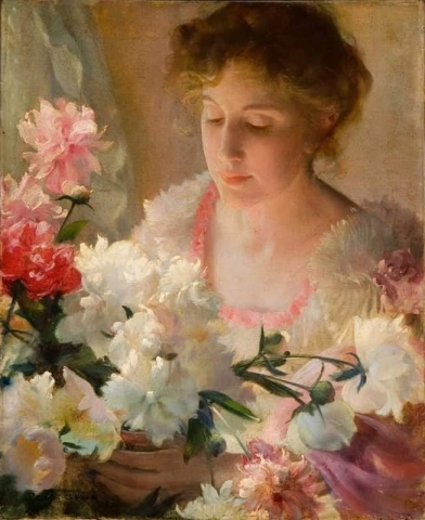 Peonies And Rose 1903