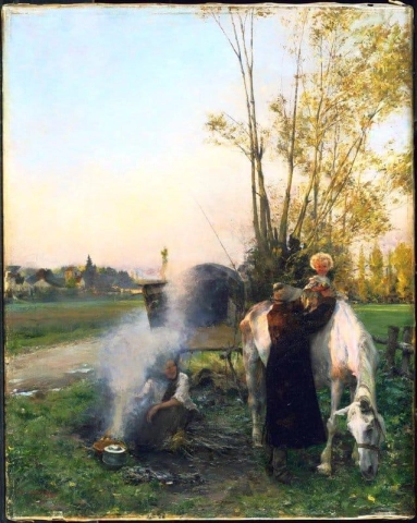 Gypsy Scene 1883