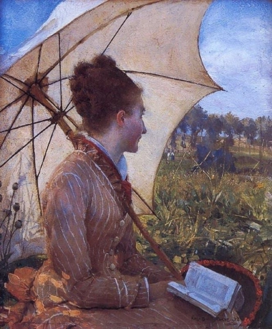 Portrett av frøken Walter 1878