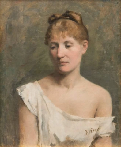 Un ritratto di una donna 1880
