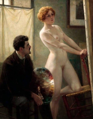 Malerwerkstatt 1885