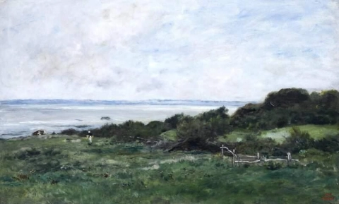 Junto al mar en Villerville Ca. 1875