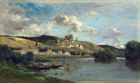 Utsikt over Chateau Gaillard 1867