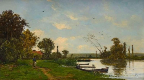 Polku joen varrella 1900