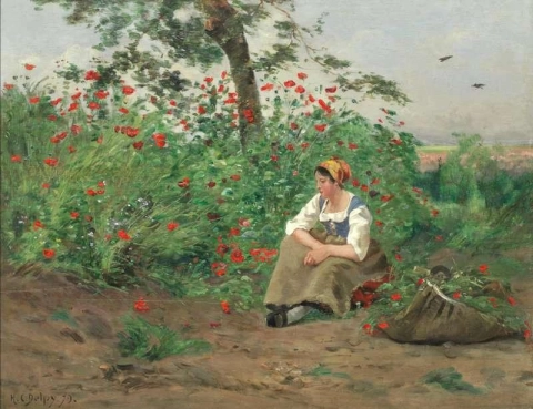 Among The Poppies 1879