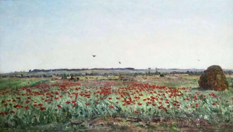 Il campo di papaveri 1880