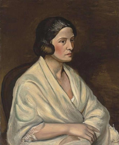 Бюст женщины в шале 1925 г.