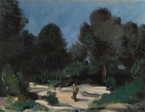 Anime Path In Provence Ca. 1928
