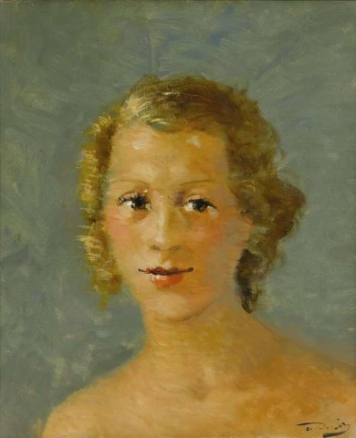 一个女人的肖像约 1934-39