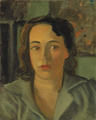 Porträtt av en kvinna ca 1950