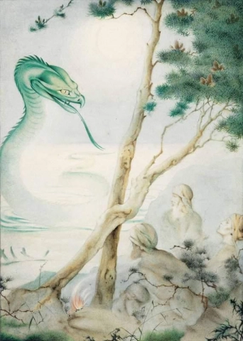 The Sea Serpent From The Third Voyage Of Sinbad The Sailor