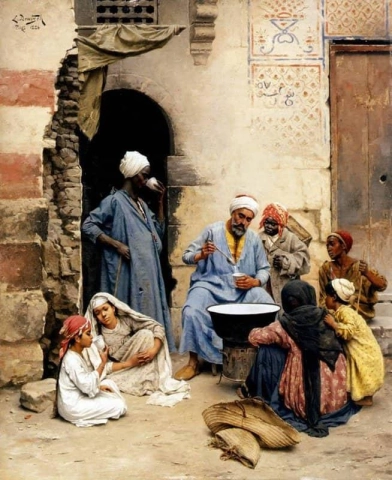 Sahleb-försäljaren Kairo 1886