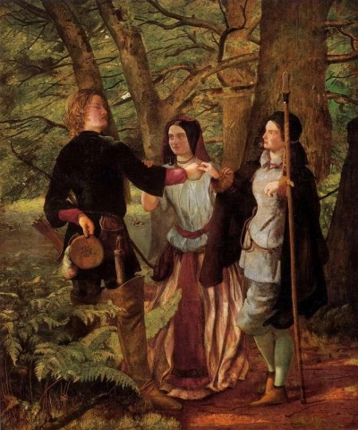オーランドとロザリンドの模擬結婚 1853