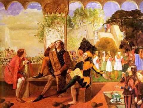 Zwölfte Nacht, Akt II, Szene IV, 1849–50