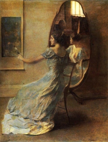 Före spegeln ca 1908-10