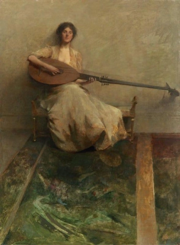 Girl With Lute 1904-05