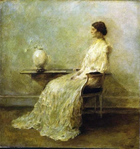 Дама в белом № 2, около 1910 г.