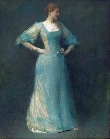 Den blå kjolen 1892