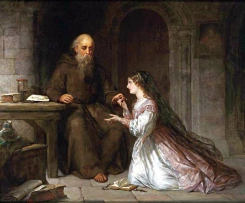 Juliet And The Friar 1851