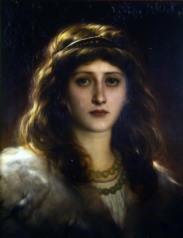 一位女士的肖像 1890