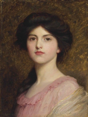 萨顿·帕尔默的卡米尔女儿肖像 1913