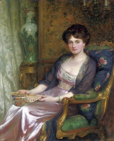 Porträtt av Mrs. George Pinckard 1911