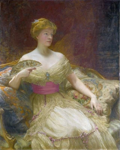 Porträtt av fru Austin Mackenzie 1918
