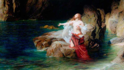 Ariadne øde av Theseus ca. 1905