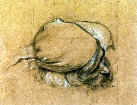 Head Study For The Sea Maiden 1894