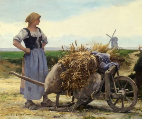 Woman With A Wheelbarrow