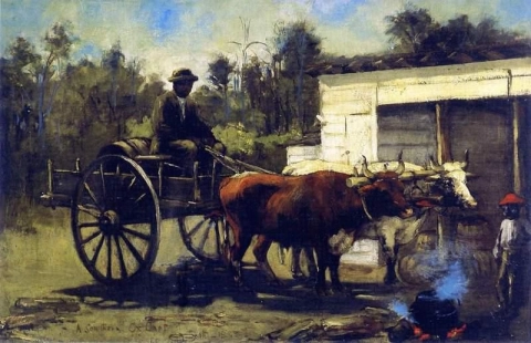 Ein Ochsenkarren aus dem Süden von 1883