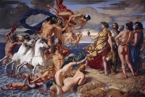 Neptuno renuncia al imperio del mar a Britannia 1846-47