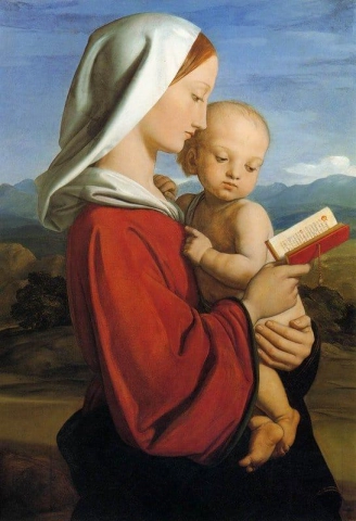 Jungfrun och barnet 1845