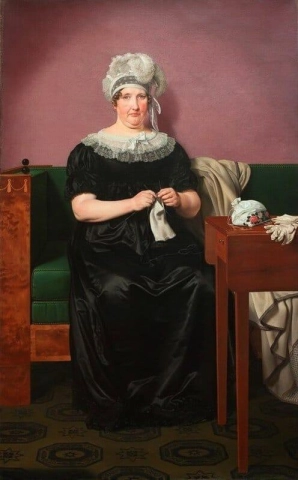 Portret van mevrouw Frederikke Christiane Schmidt